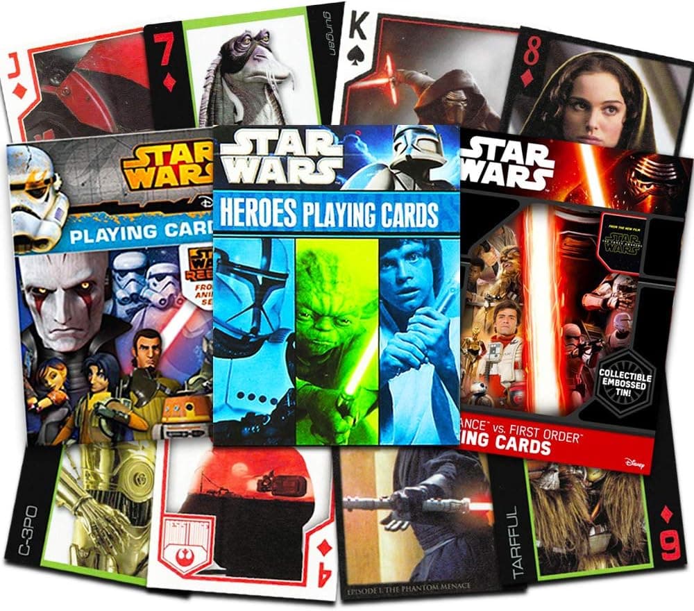 Star Wars Playing Cards ~ Set of 3 Decks