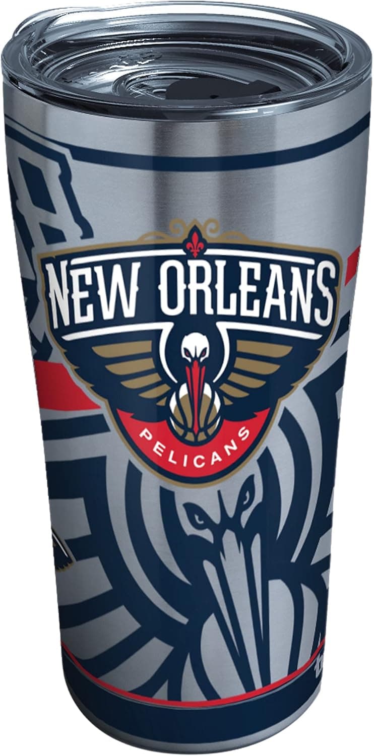 Tervis NBA New Orleans Pelicans Paint Triple Walled Insulated Tumbler, 20oz-Stainless Steel