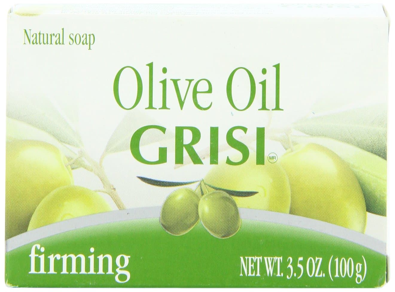 6pk - Olive Oil Soap - Jabon Aceite de Olivo - Grisi (3.5 Oz. X 6 Units)