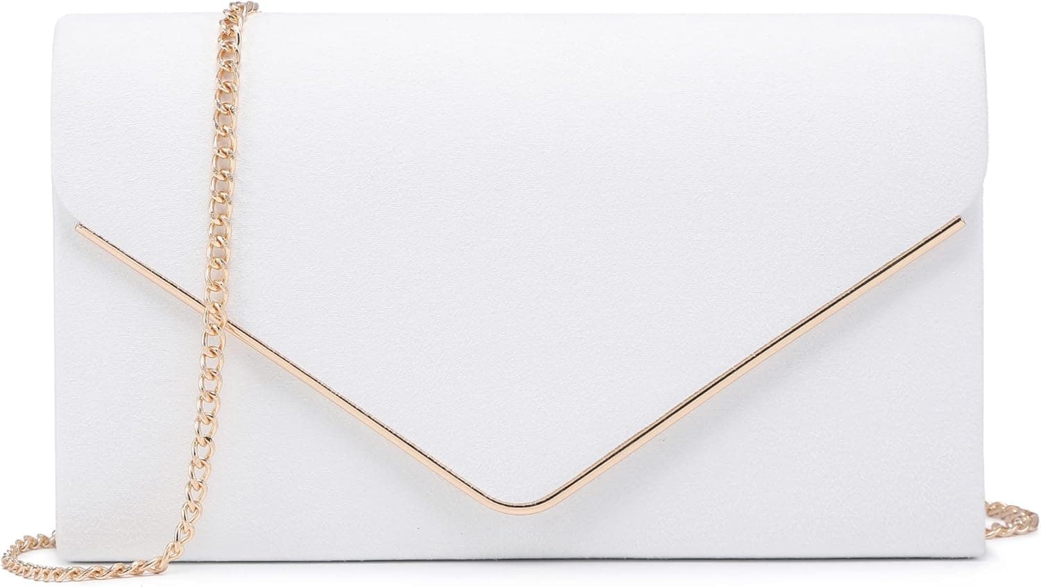 Dasein Women Faux Suede Evening Clutch Bags Formal Party Clutches Wedding Purses Cocktail Prom Clutches