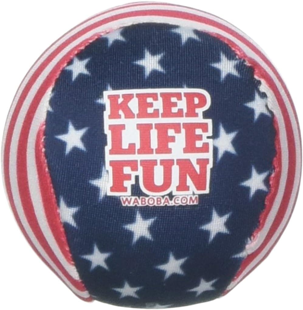 Waboba Water Bouncing Pro Ball-Stars & Stripes, White/Red/Blue