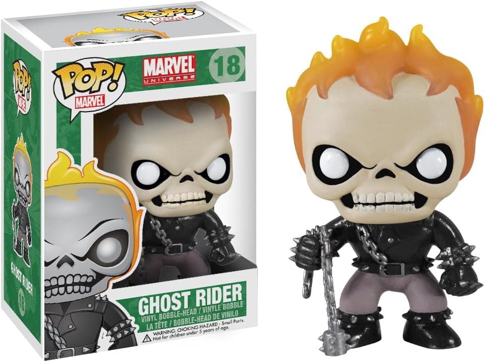 Funko POP Marvel Bobble Figure, Ghost Rider
