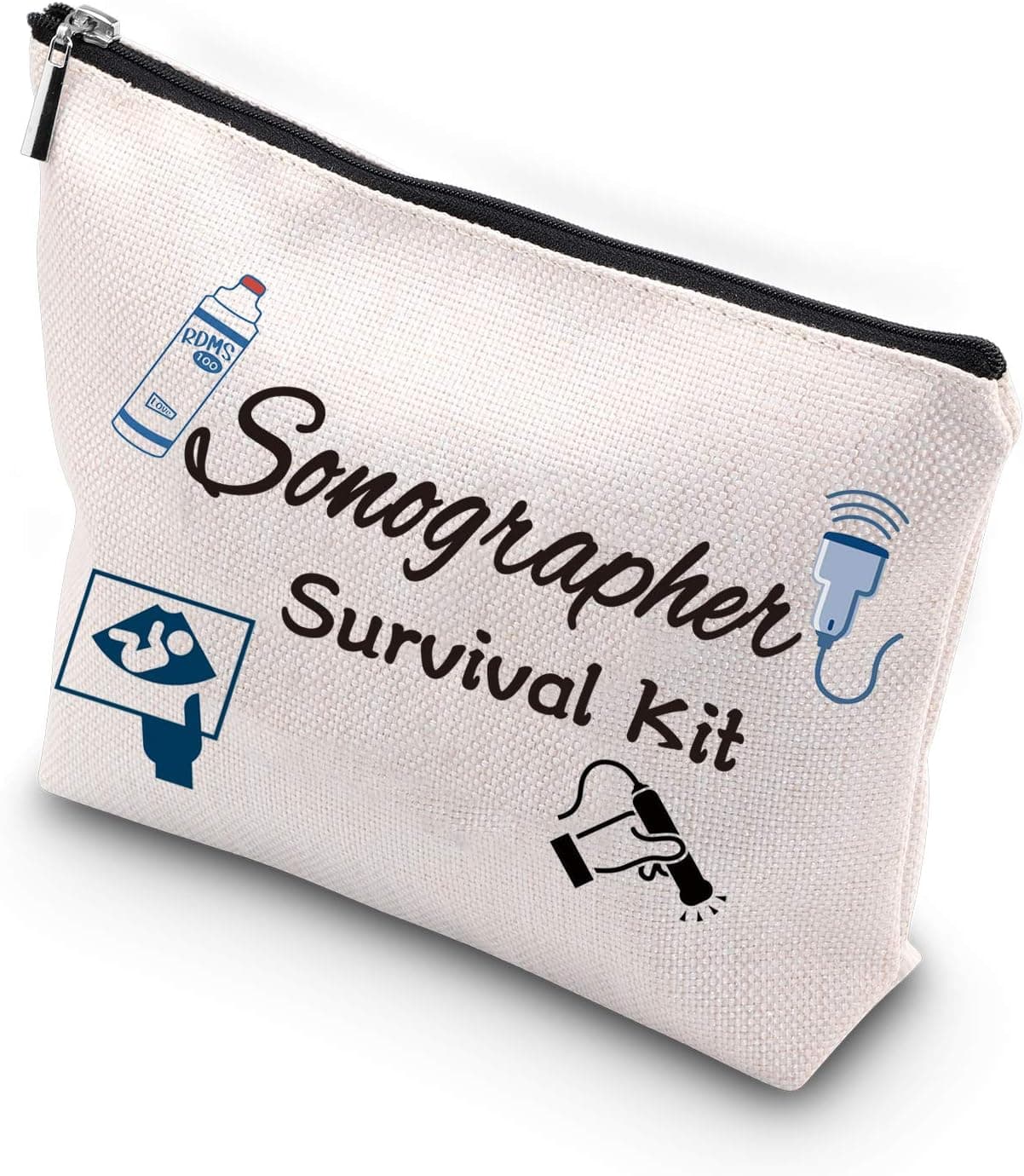 WCGXKO Sonographer Gift Sonographer Survival Kit Ultrasound Tech Makeup Bag Radiologist Gift
