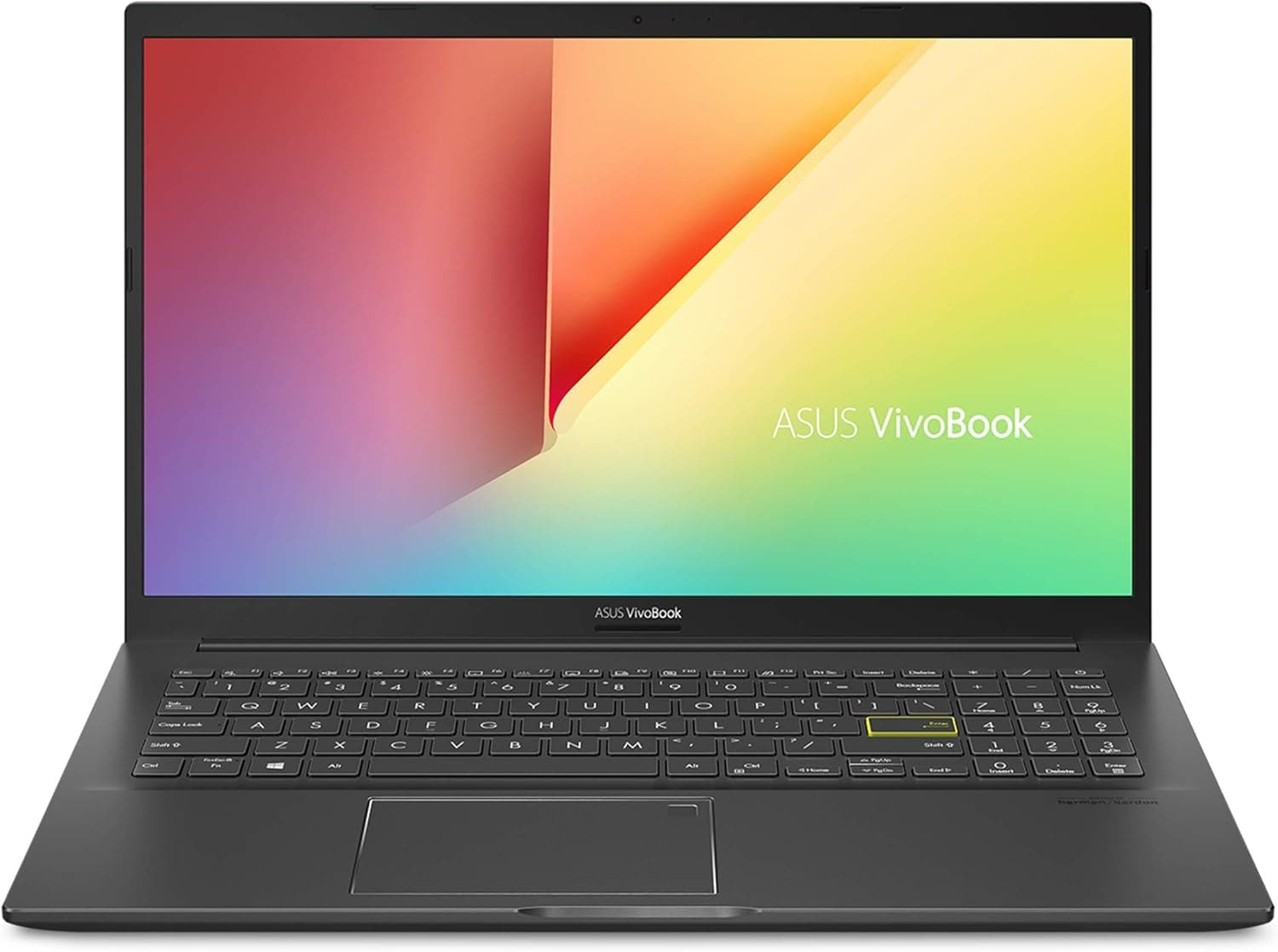 ASUS VivoBook 15 K513 Thin & Light Laptop, 15.6” FHD Display, Intel i7-1165G7 CPU, NVIDIA GeForce MX350, 16GB DDR4, 256GB SSD + 1TB HDD, Fingerprint Reader, Windows 10 Home, Indie Black, K513EQ-PH77