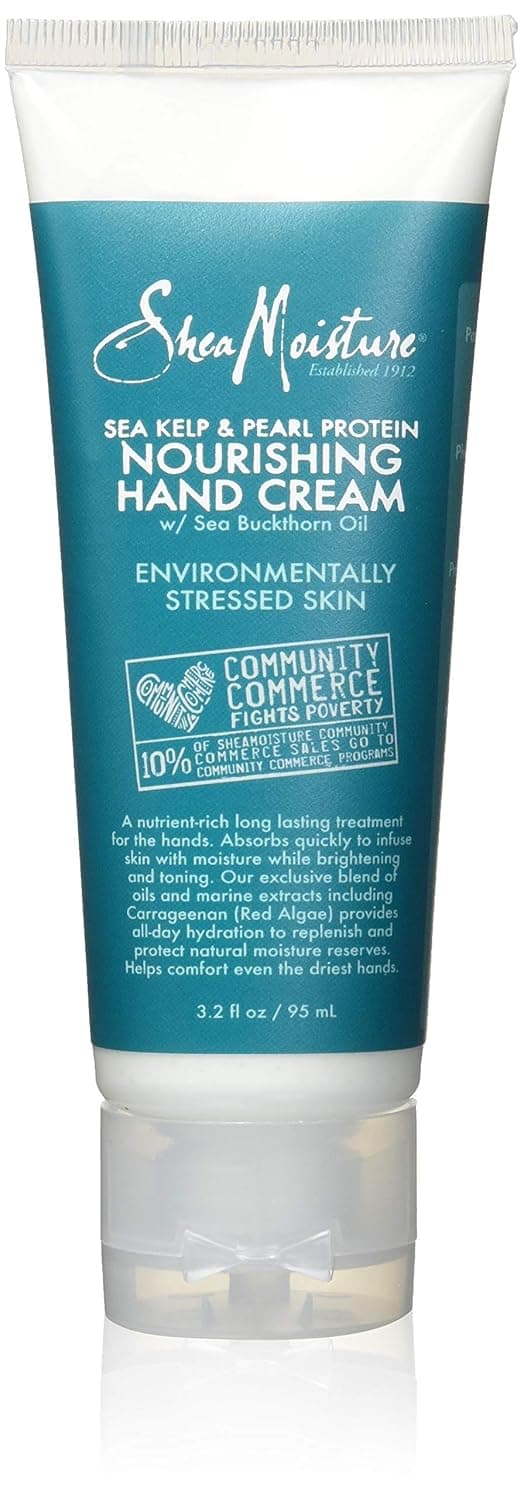 Shea Moisture Zanzibar Marine Complex Replenish & Rejuvenate Hand Cream for Unisex, 3.2 Ounce