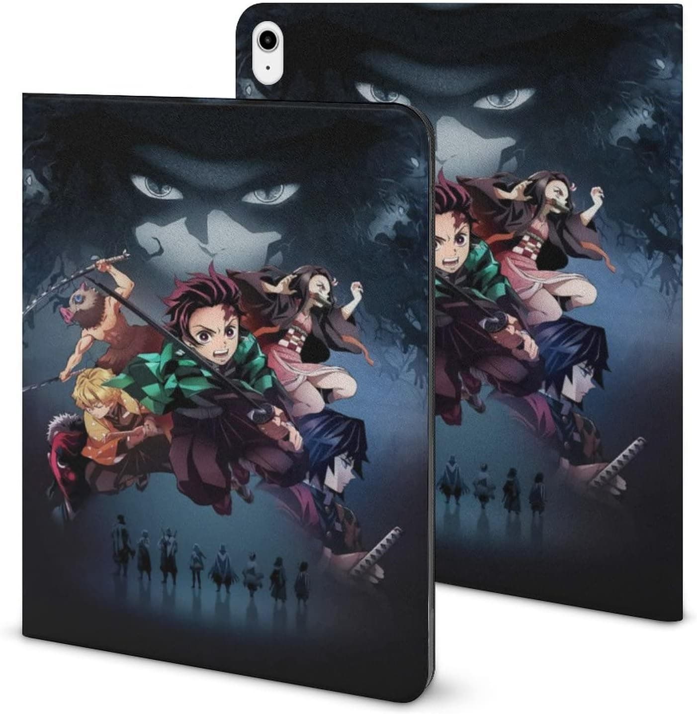 Anime Printing Case for iPad Air 5th Generation (2022) / iPad Air 4th (2020) 10.9 Inch with Pencil Holder, Premium Shockproof Imitation Leather Case with Soft TPU Back Cover with Auto Sleep/Wake (20)