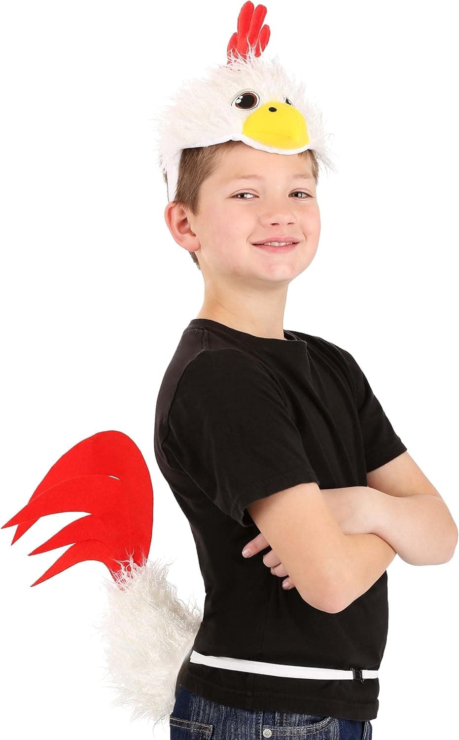 elope Chicken Plush Headband & Tail Accessory Kit