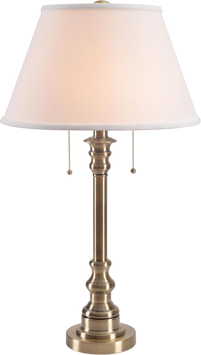 Kenroy Home 30437AB Spyglass Table Lamps, Large, Antique Brass