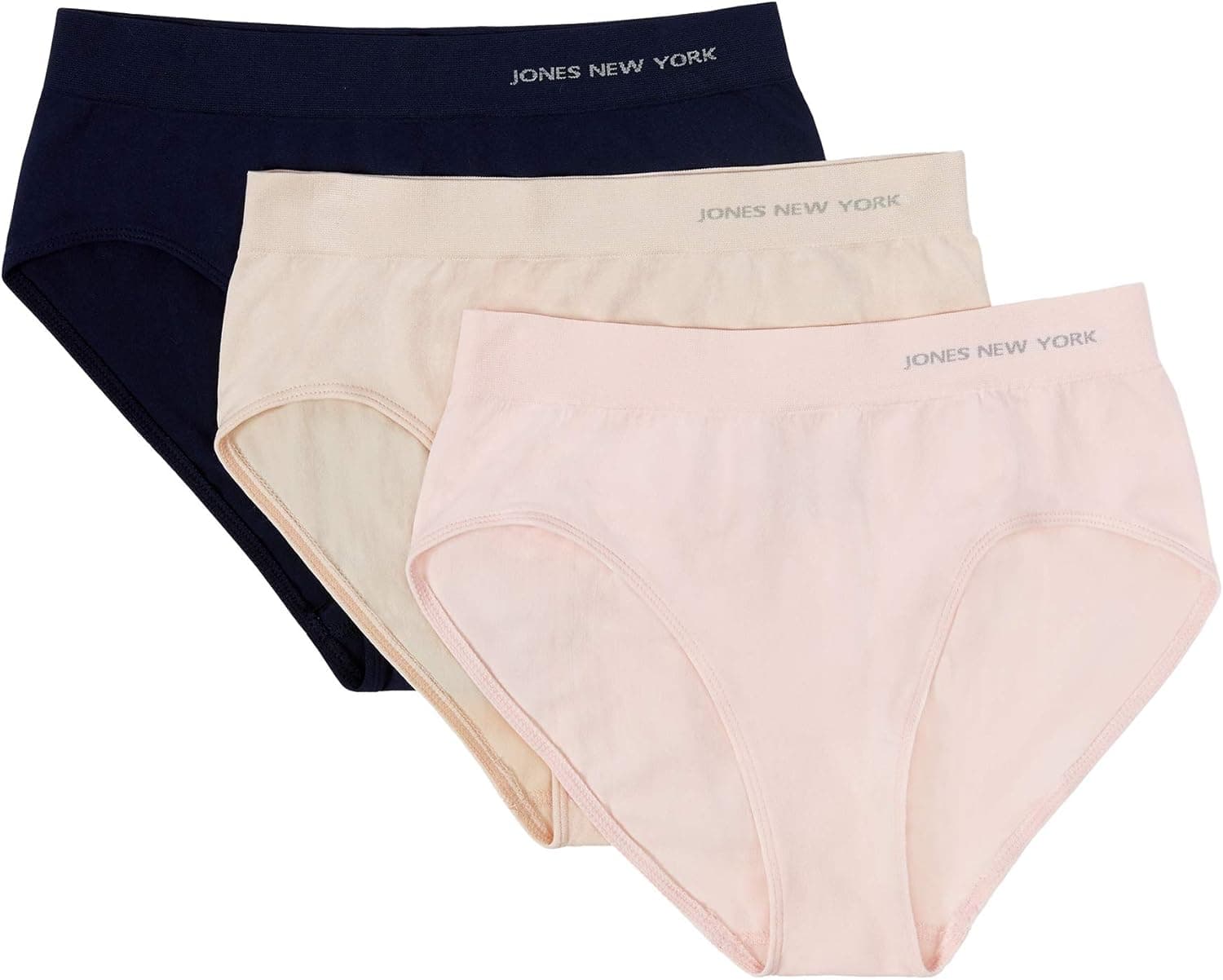 Jones New York Seamless Stretch Comfort Full Coverage HI-Cut Brief