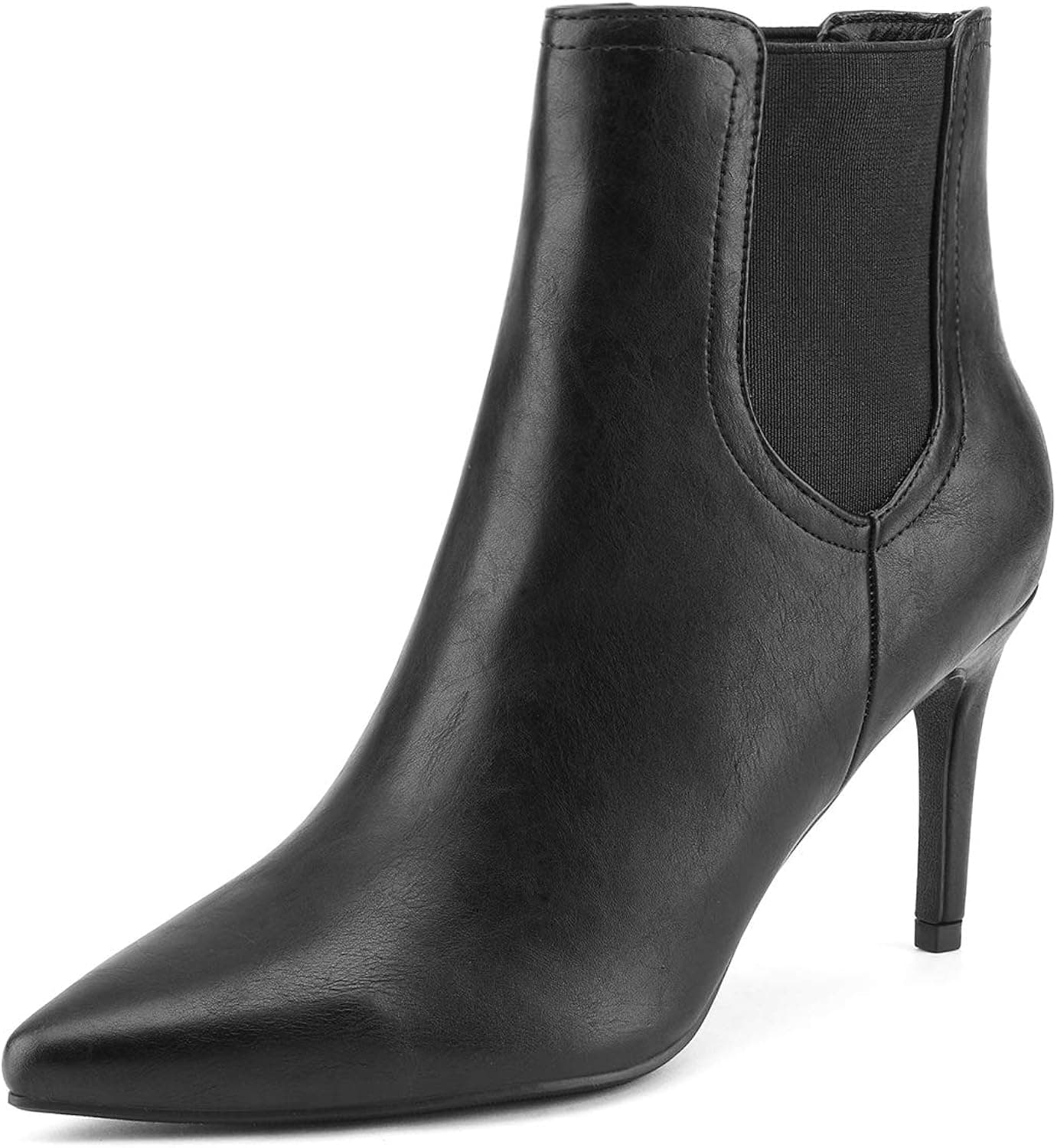 DREAM PAIRS Women's Pointed Toe Stiletto High Heel Ankle Booties