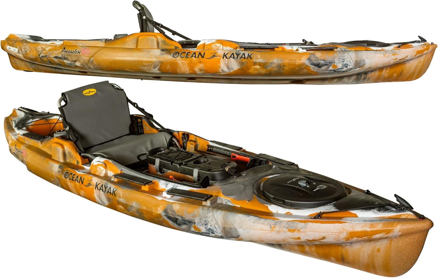 Ocean Kayak Prowler Big Game II, Fishing Kayak, Orange Camo 07.6400.1062