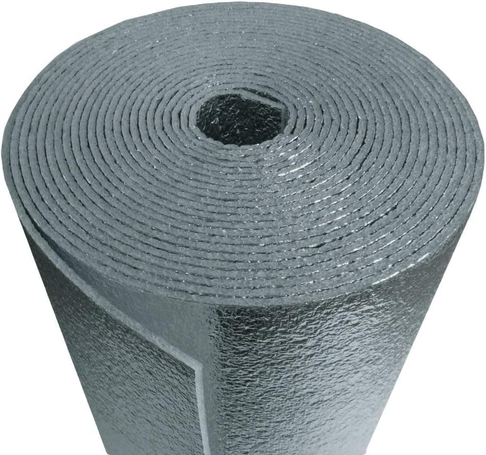 US Energy Products 16inch Rafter Staple Tab Reflective Foam Insulation Shield, Heat Shield, Thermal Insulation Shield 16"x50ft, 16''x100ft, 24"x50ft, 24"x100ft, 48"x50ft, 48"x100ft. (16" x 100 FT)
