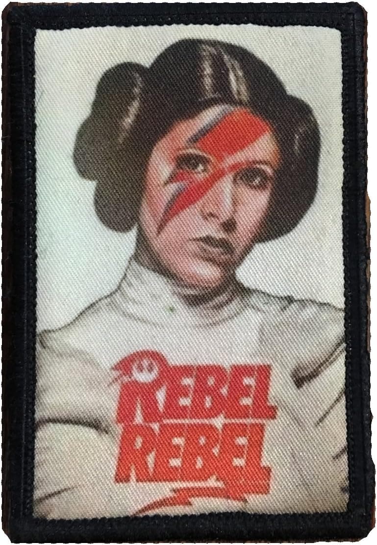 Star Wars Princess Leia Morale Patch. Perfect for your Tactical Military Army Gear, Backpack, Operator Baseball Cap, Plate Carrier or Vest. 2x3" Hook and Loop Patch. Made in the USA
