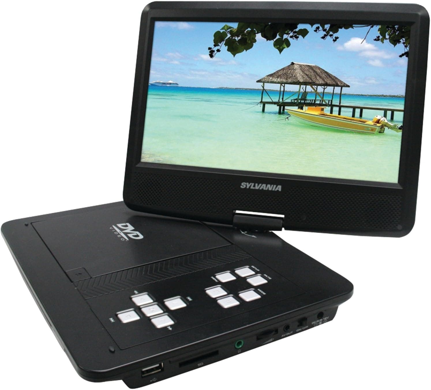 Sylvania SDVD1030-B 10.1-Inch Portable DVD Player with 5 Hour Battery Life