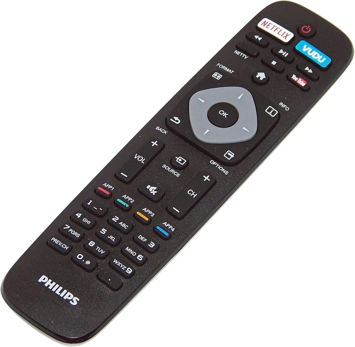 OEM Philips Remote Control Originally Shipped With: 55PFL5901, 55PFL5901/F7, 50PFL5601, 50PFL5601/F7, 55PFL5601, 55PFL5601/F7 (Renewed)