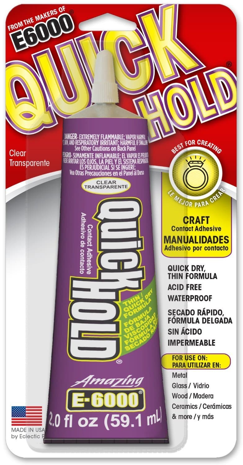 E6000 Quickhold Glue for Tillandsias, Airplants, Etc - Fast Drying +Safe!!