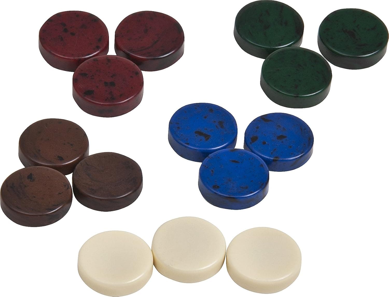Bello Games Magnetic Backgammon Checkers 3/4 inch