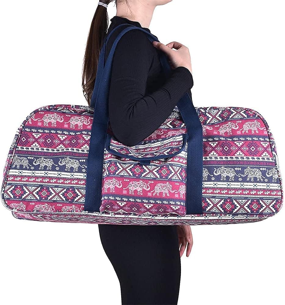 NC BWBOWANG Yoga Mat Bag Large Yoga Mat Tote Bag With Pocket Strap Suitable for cushions with multi-function storage bags Lightweight and durable