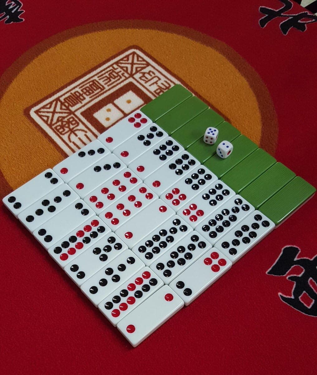 THY COLLECTIBLES Chinese Pai Gow Paigow Tiles Game Casino Fun #20 Green