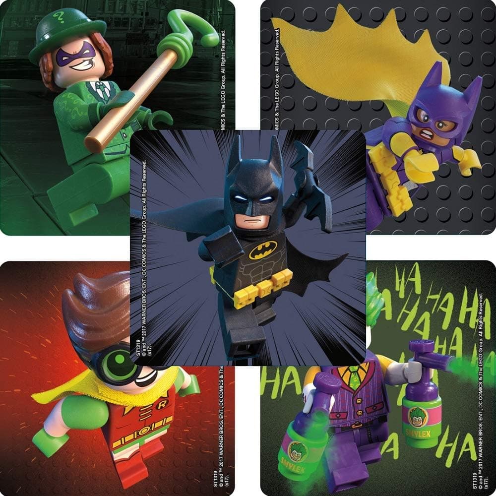 SmileMakers Lego Batman Stickers - Prizes 100 per Pack