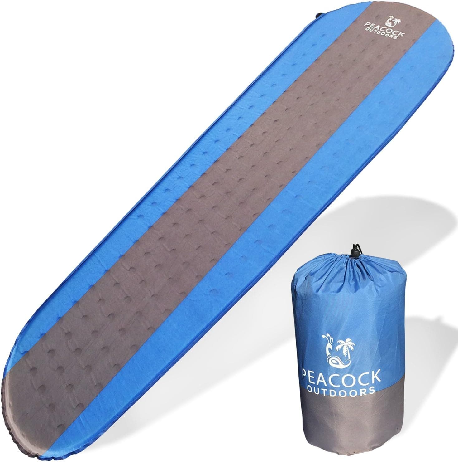 Peacock Outdoors Camping Pad Self Inflating - Premium Lightweight Perfect Gear For Camping,Backpacking & Hiking Easy To Inflate & Deflate