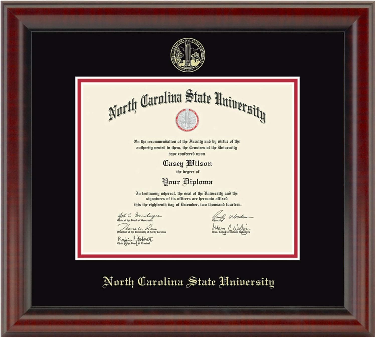 M. LA HART NCAA unisex-adult Diploma Frame