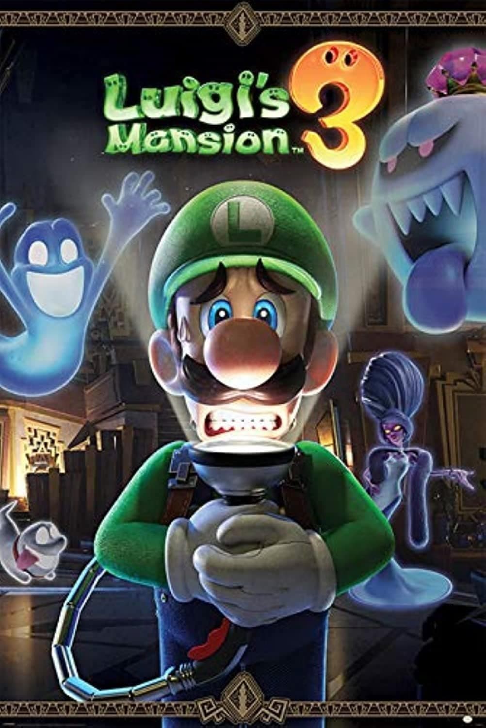 Nintendo Luigi's Mansion Poster, 61 x 91, 5 cm, Multi-Colour