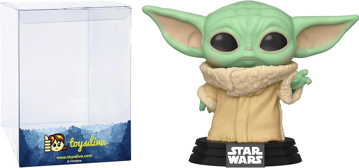 The Child: Funk o Pop! Vinyl Figure Bundle with 1 Compatible 'ToysDiva' Graphic Protector (368 - 48740 - B)
