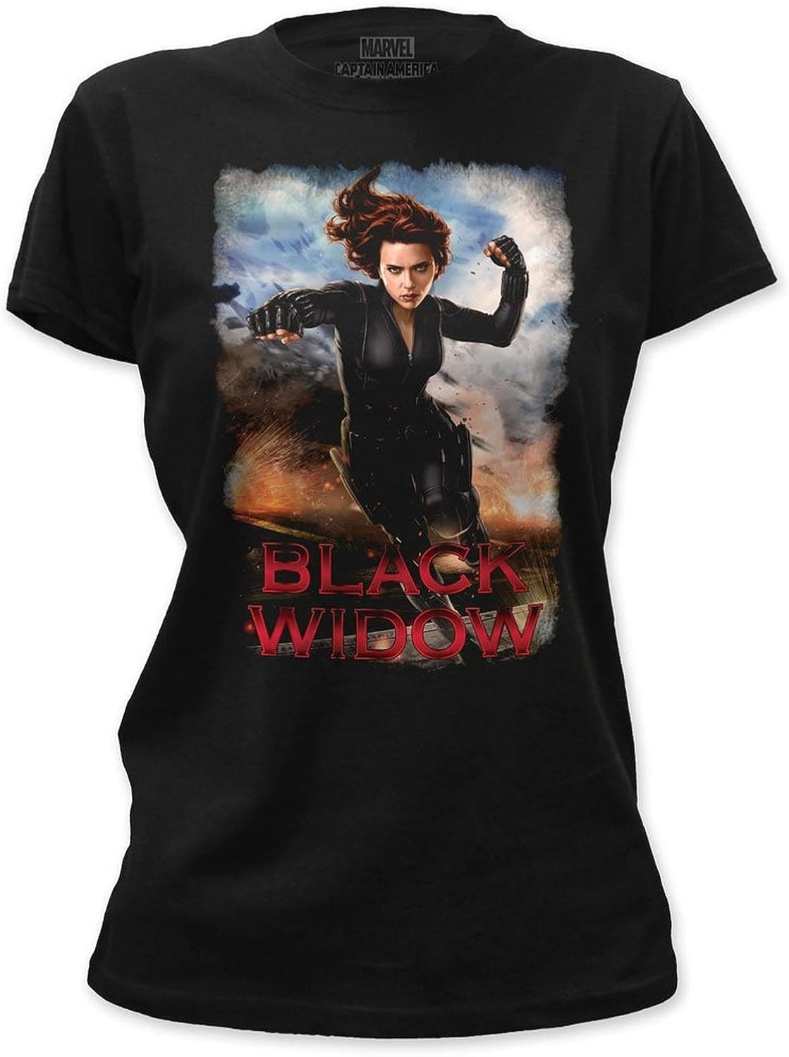 Black Widow Movie Punch Baby Tee