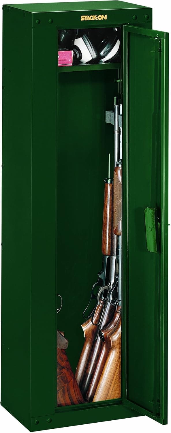 Stack-On GCG-8RTA Steel 8-Gun Ready to Assemble Security Cabinet, Hunter Green