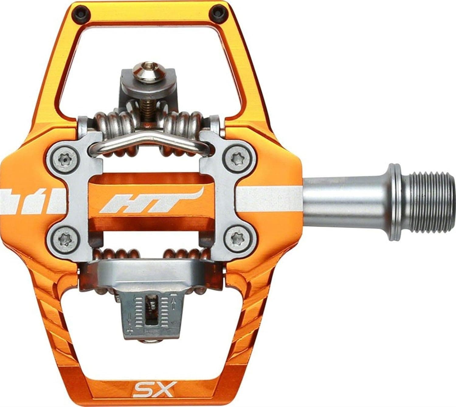 HT T1-SX Clipless Pedal: 9/16" Orange