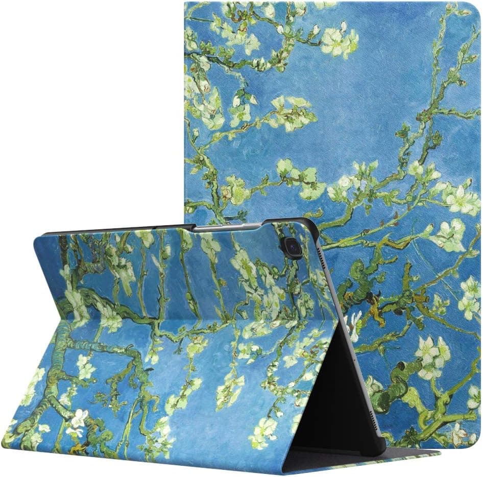 MoKo Case Fit Samsung Galaxy Tab S5e 2019, Premium Light Weight Stand Folio Shock Proof Cover Case with Auto Wake/Sleep for Galaxy Tab S5e SM-T720/SM-T725 Tablet - Almond Blossom