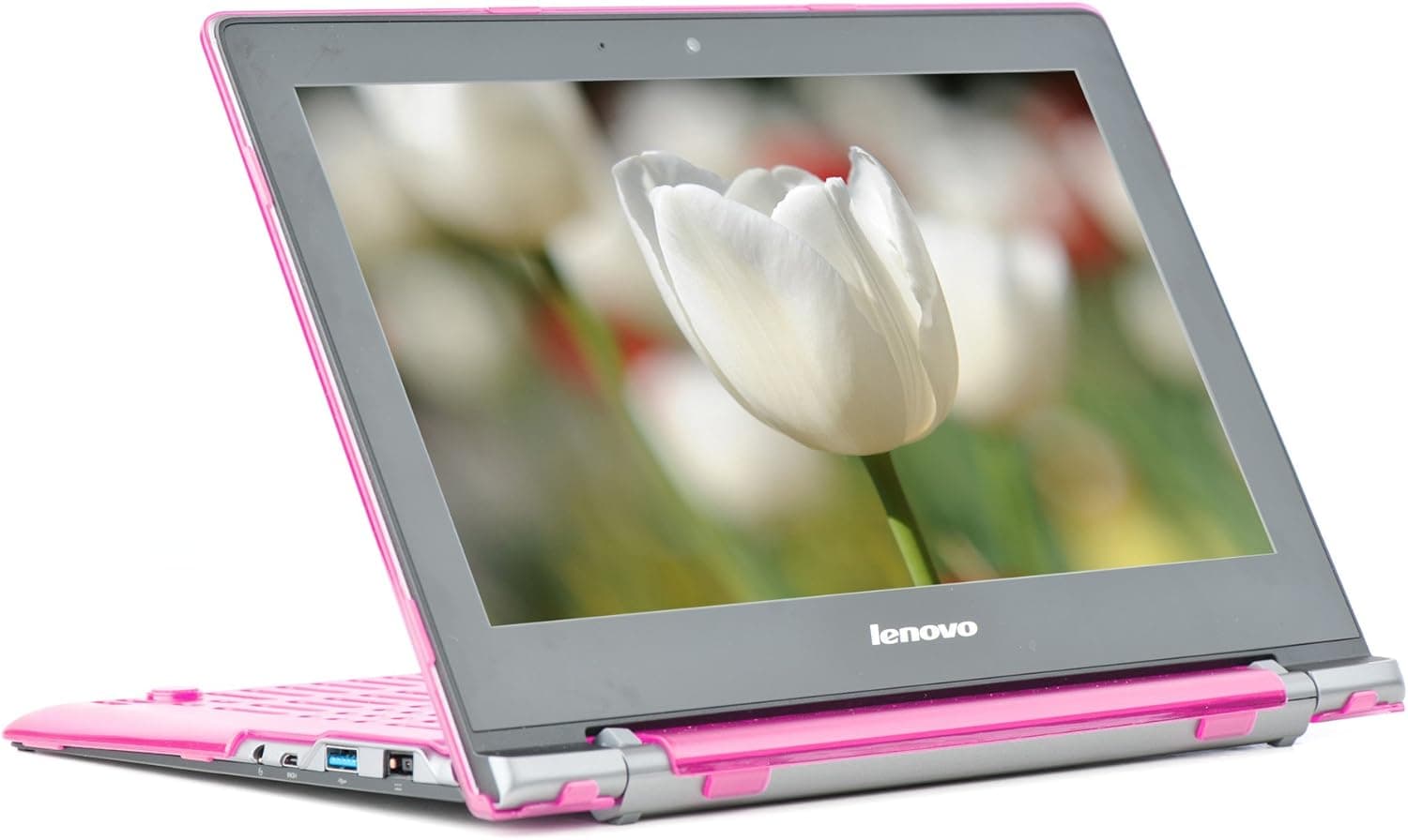 mCover iPearl Hard Shell Case for 11.6" Lenovo IdeaPad N20P Series ChromeBook Laptop (Pink)