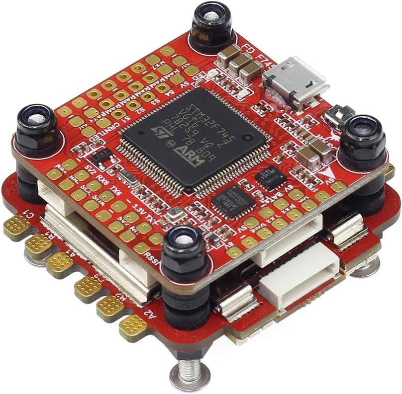 HGLRC Forward F765 FC Flight Stack Dual Gyro Flight Controller with BLHeli 32 65A ESC BLHeli32 6S 4 in 1 Dshot1200 Brushless ESC for FPV Racing Drone Quadcopter Race Quad Multicopter Helicopter