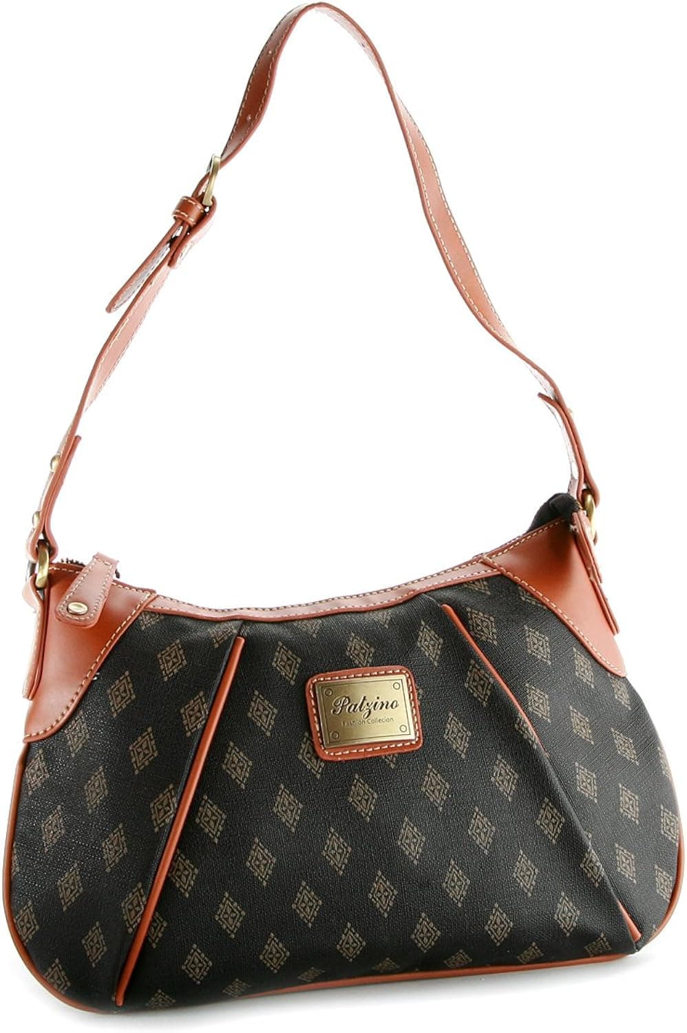 Patzino Signature Diamond Edition Designer Inspired Hand Bag W/Shoulder Strap (BO53)