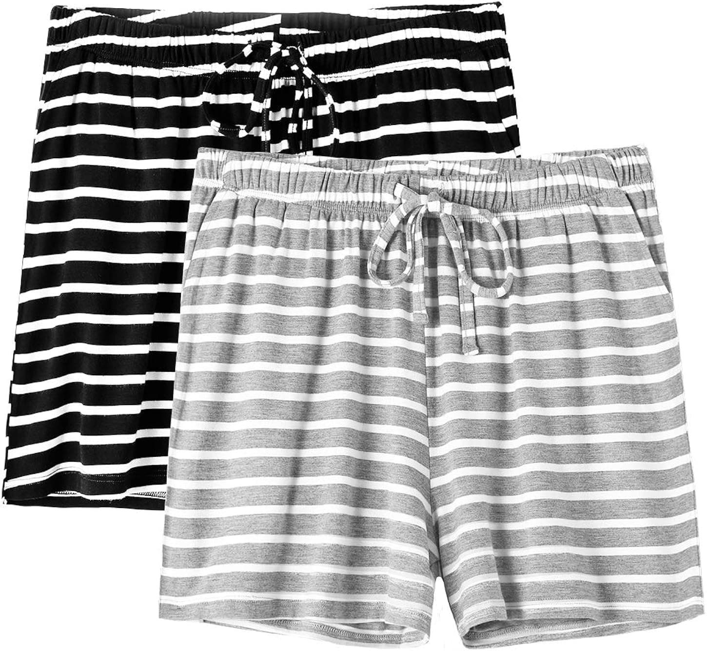Air Curvey Womens Pajama Shorts Sleep Bottom Lounge Shorts with Pocket