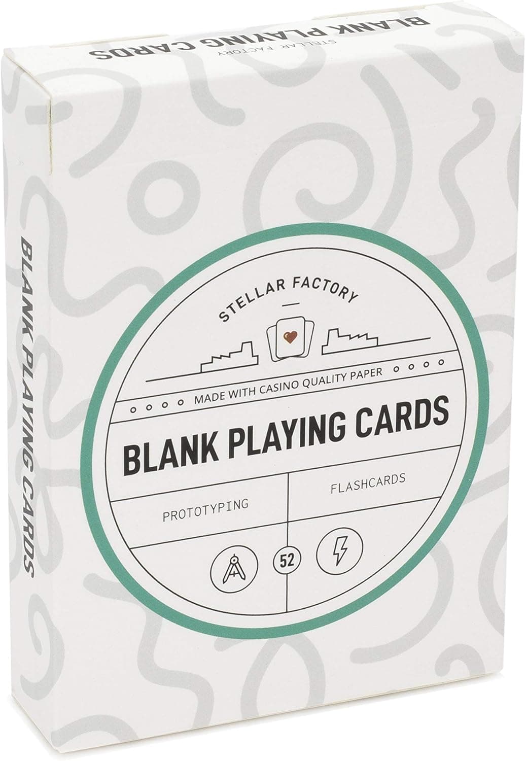 Stellar Factory Premium Blank Playing Cards - Game Design, Prototyping, and Flashcards (1 Count)