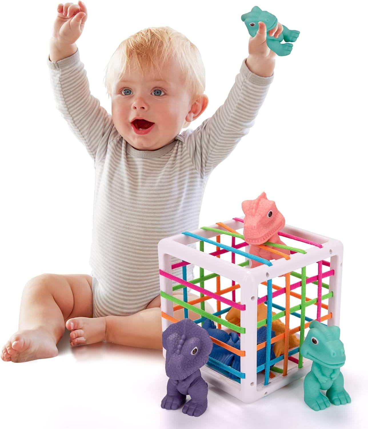 Ancaixin Baby Shape Sorting Toys for 1 Year Old Boy and Girl, Montessori Toys for 1 Year Old Fine Motor Skill Toys for Toddler Birthday Gift