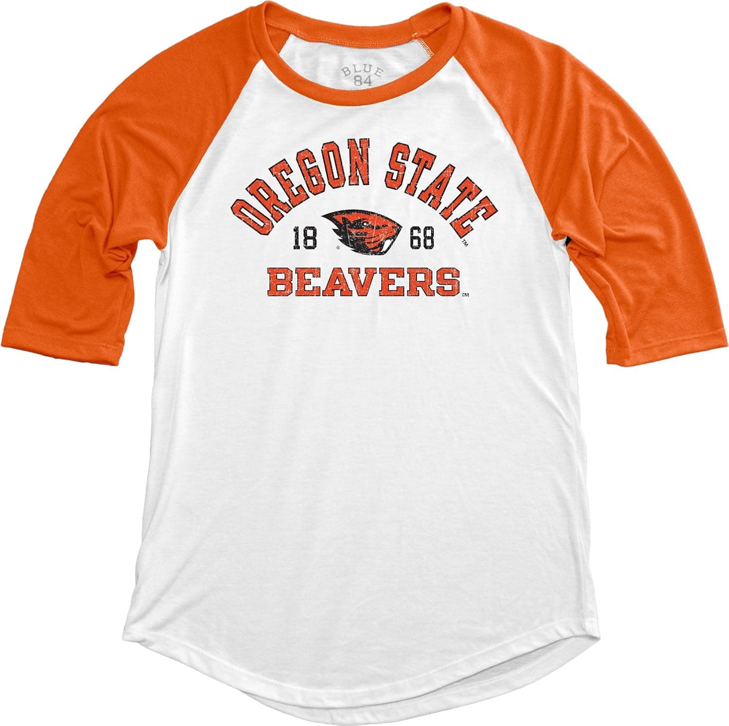 NCAA Oregon State Beavers Adult Women NCAA Women's Teagan Baseball Tee,Medium,Orange