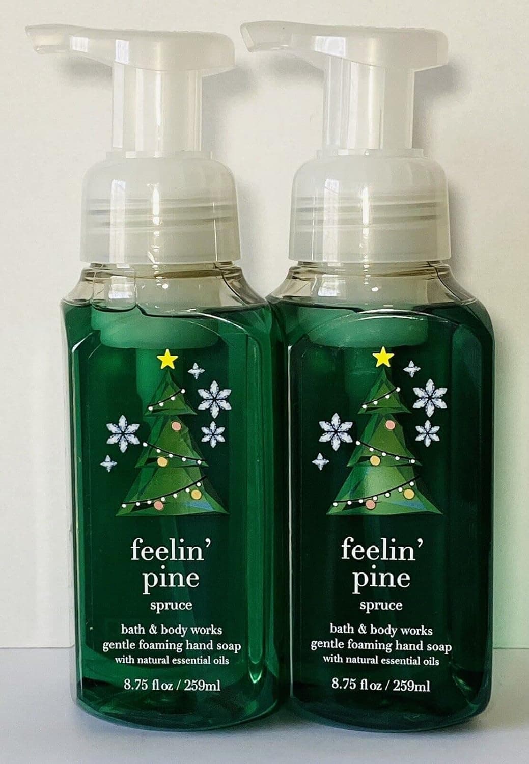 Bath and Body Works Spruce Foam Hand Soap Set of 2