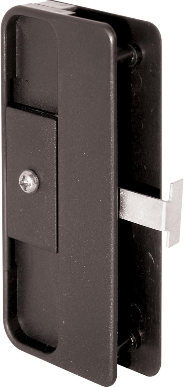 Prime-Line A 150 Prime-Line Cross Non-Handed Pull, 4 In L, Plastic, Housing, Steel Latch, Black