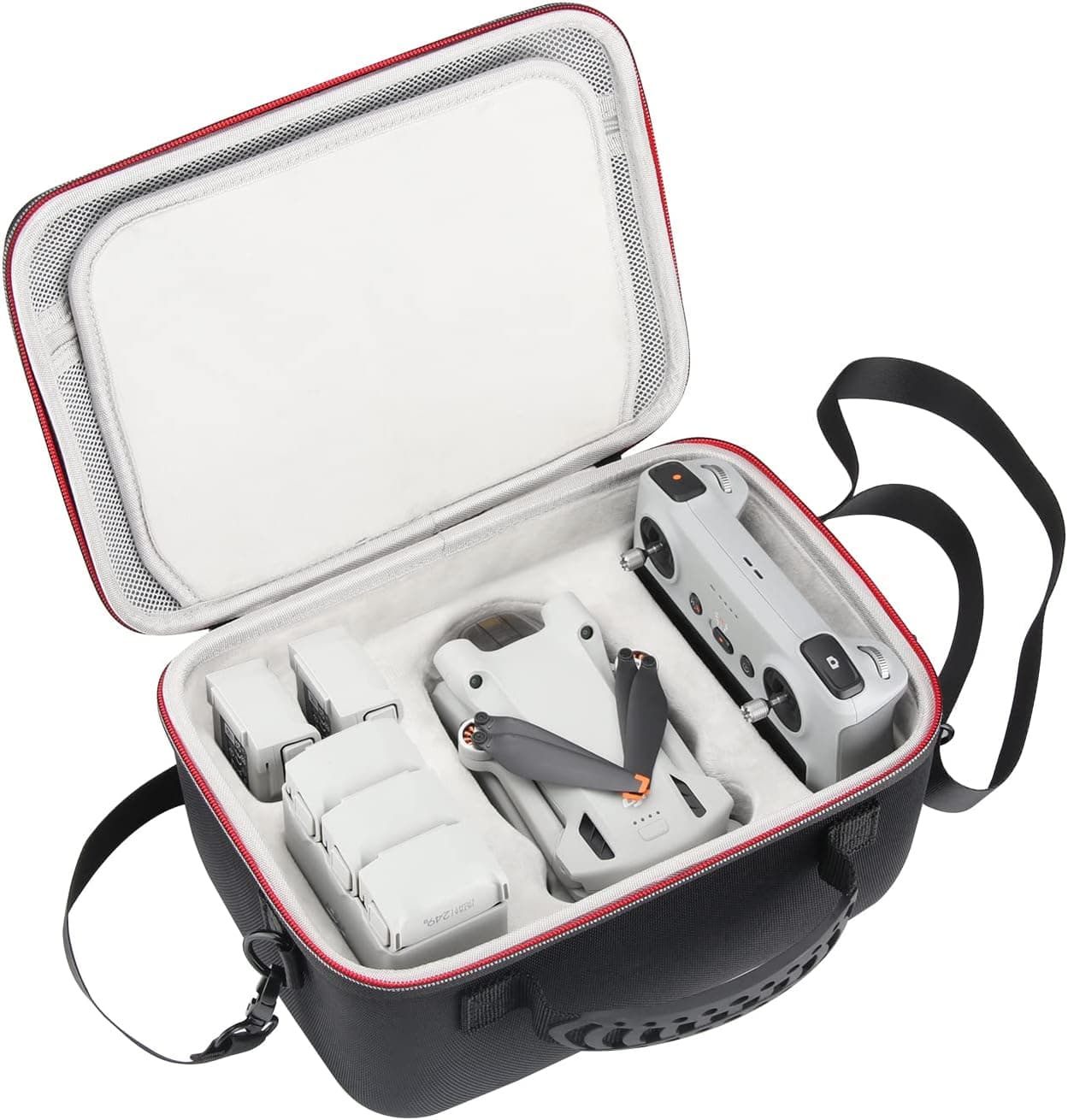 Ueyake Mini 3 Pro Case, Portable Travel Bag for DJI Mini 3 Pro Drone, Compatible with DJI RC or RC-N1 Controllers and Other Accessories (Black)