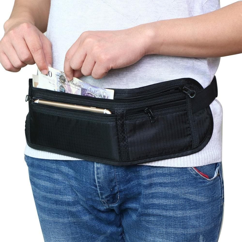 World Pride Running Travel Pouch Zipped Waist Bum Money Belt Bag Security Money Passport Ticket