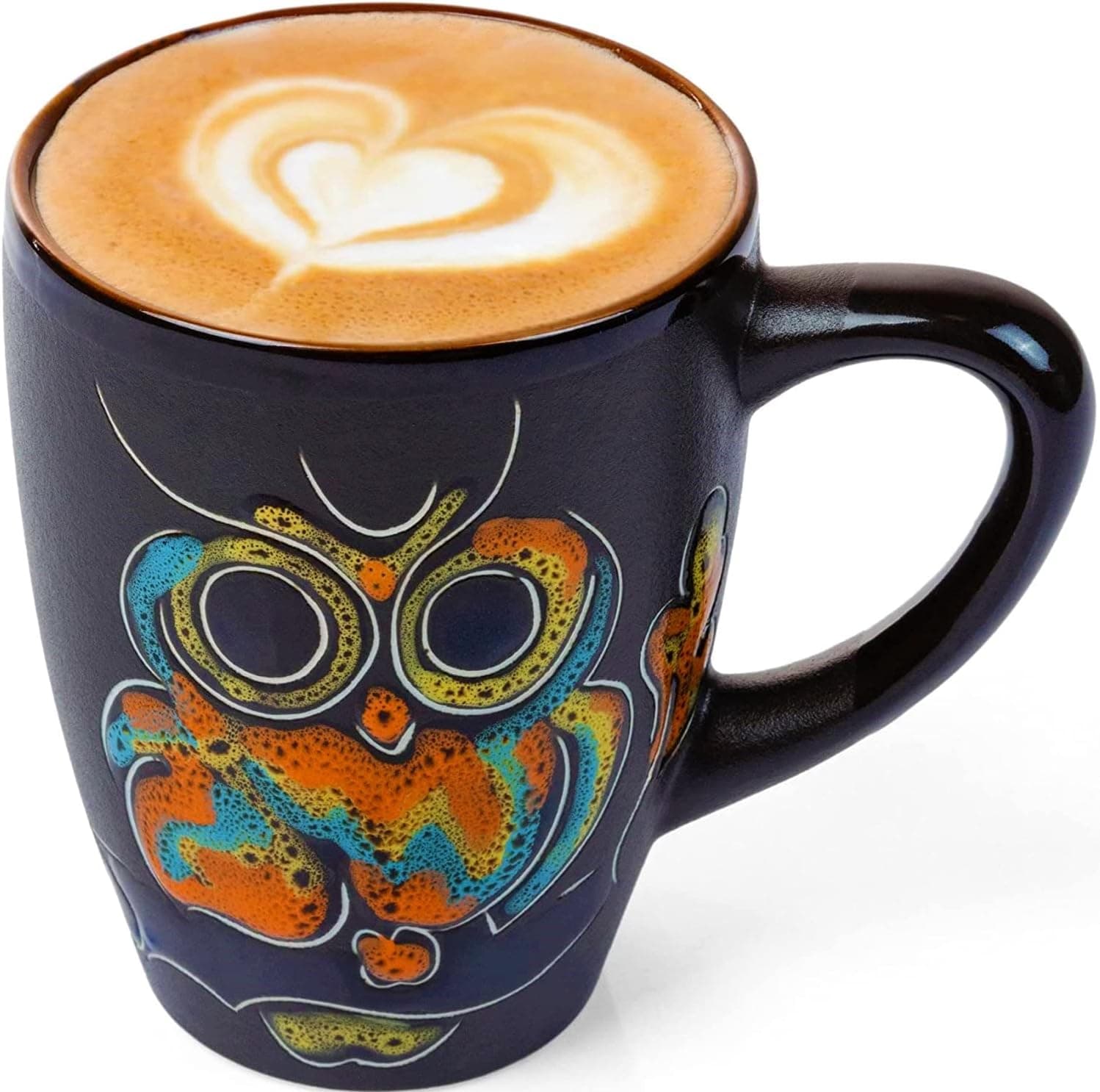 Unique Owl Coffee Mug Ceramic Coffee Mugs for Women Cups 10oz(300ml) - Wise Owl Tea Mug Insane - Cutest Cute Owl Coffee Mugs - Colorful Coffee Mugs for Women - Buhos Para Regalo