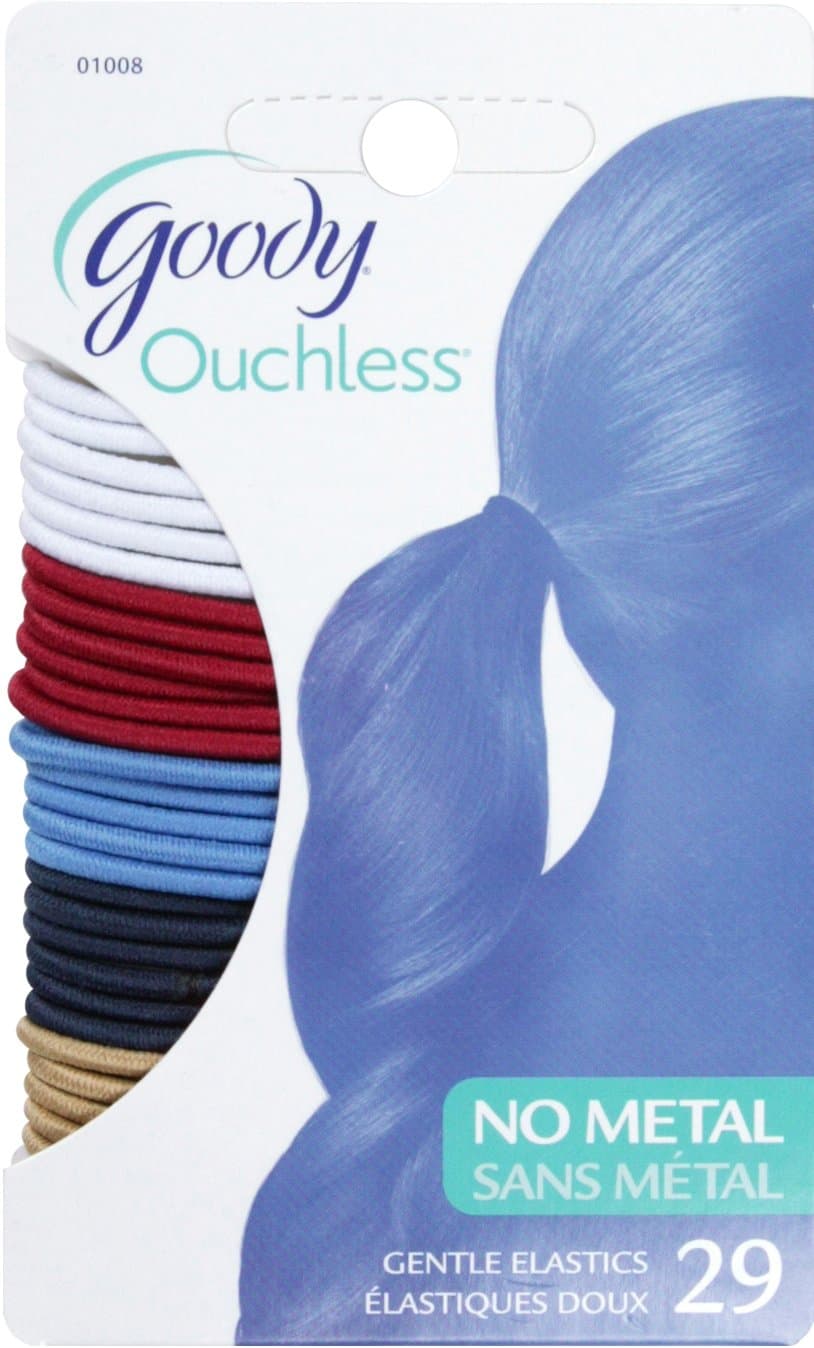 Goody Ouchless Elastics, Liberty, 29 Count (Pack of 3)
