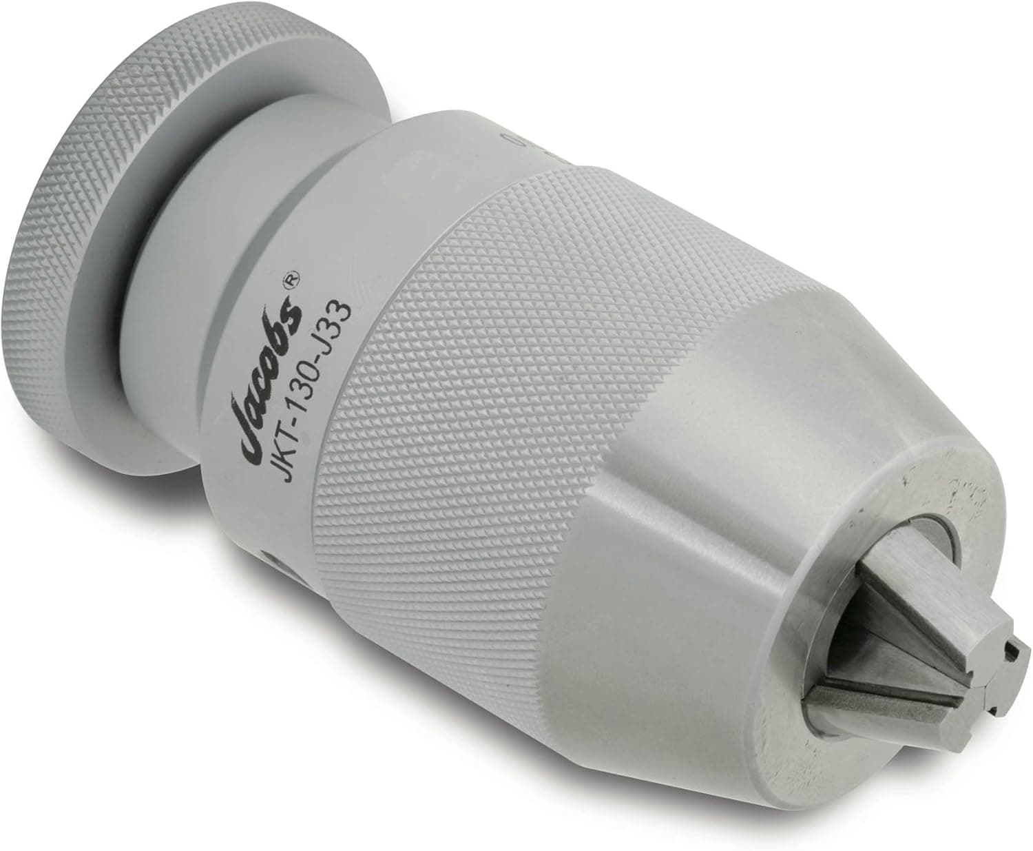 Jacobs Chuck 9681 High Precision Model Taper Mounted Industrial Keyless Chuck, 2JT Mount, 25/64" Maximum Capacity, 3-1/2" Closed Length