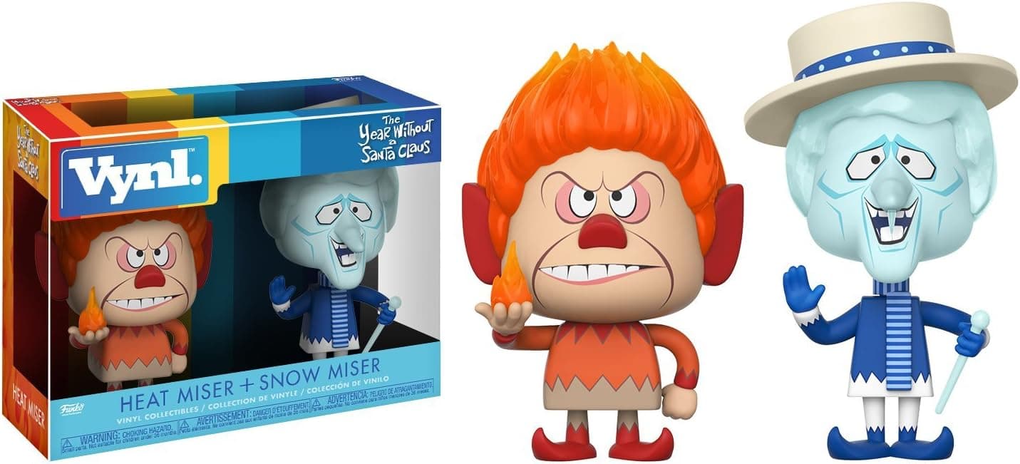 Funko Vynl: The Year Without A Santa Claus - Heat Miser & Snow Miser Collectible Vinyl Figure
