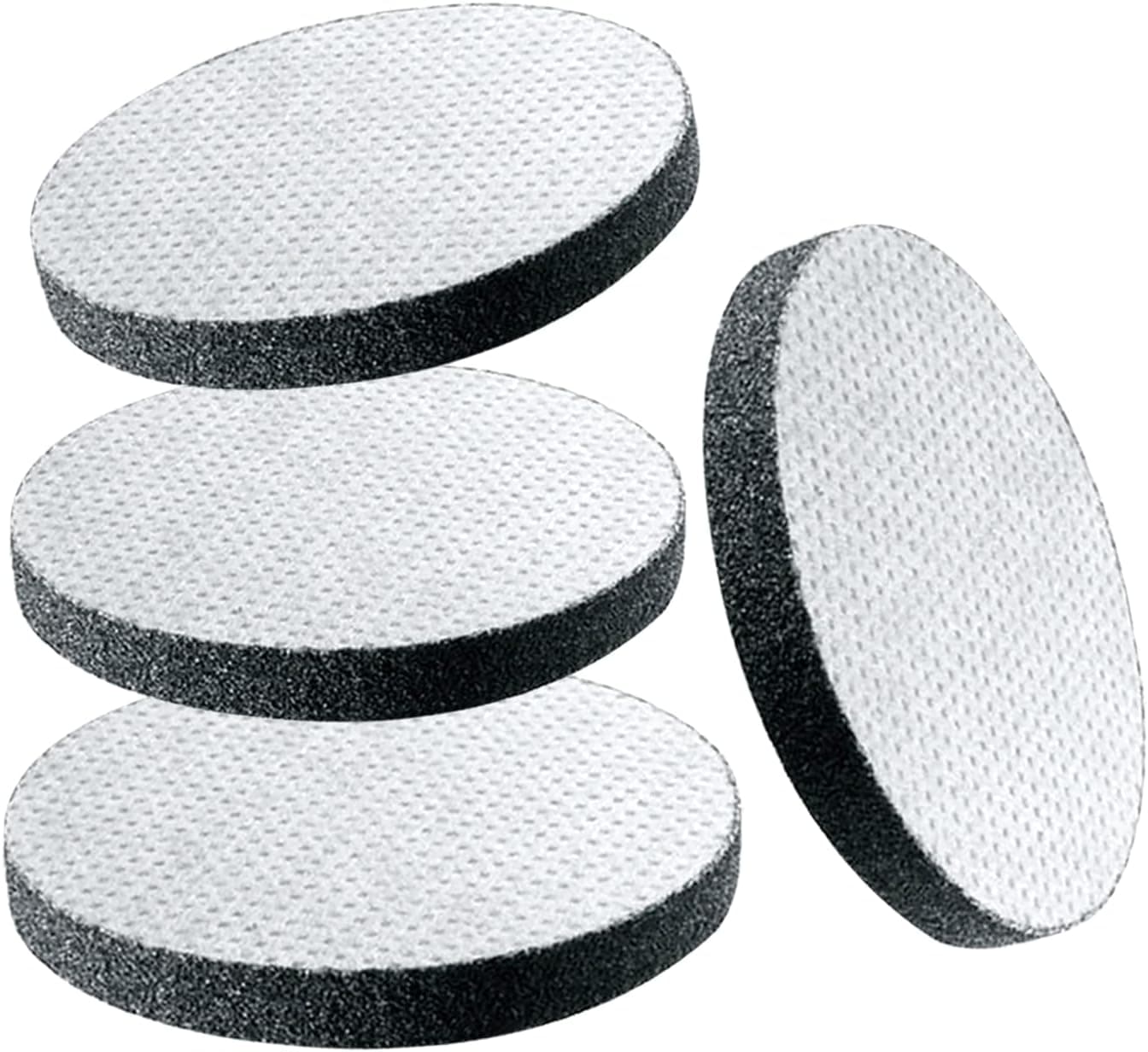Micro Disc Water Filter Discs for Brita Fill and Go Water Filter Bottles Carafes, Reduce Chlorine, Microparticles and Other Impurities (Pack of 4)