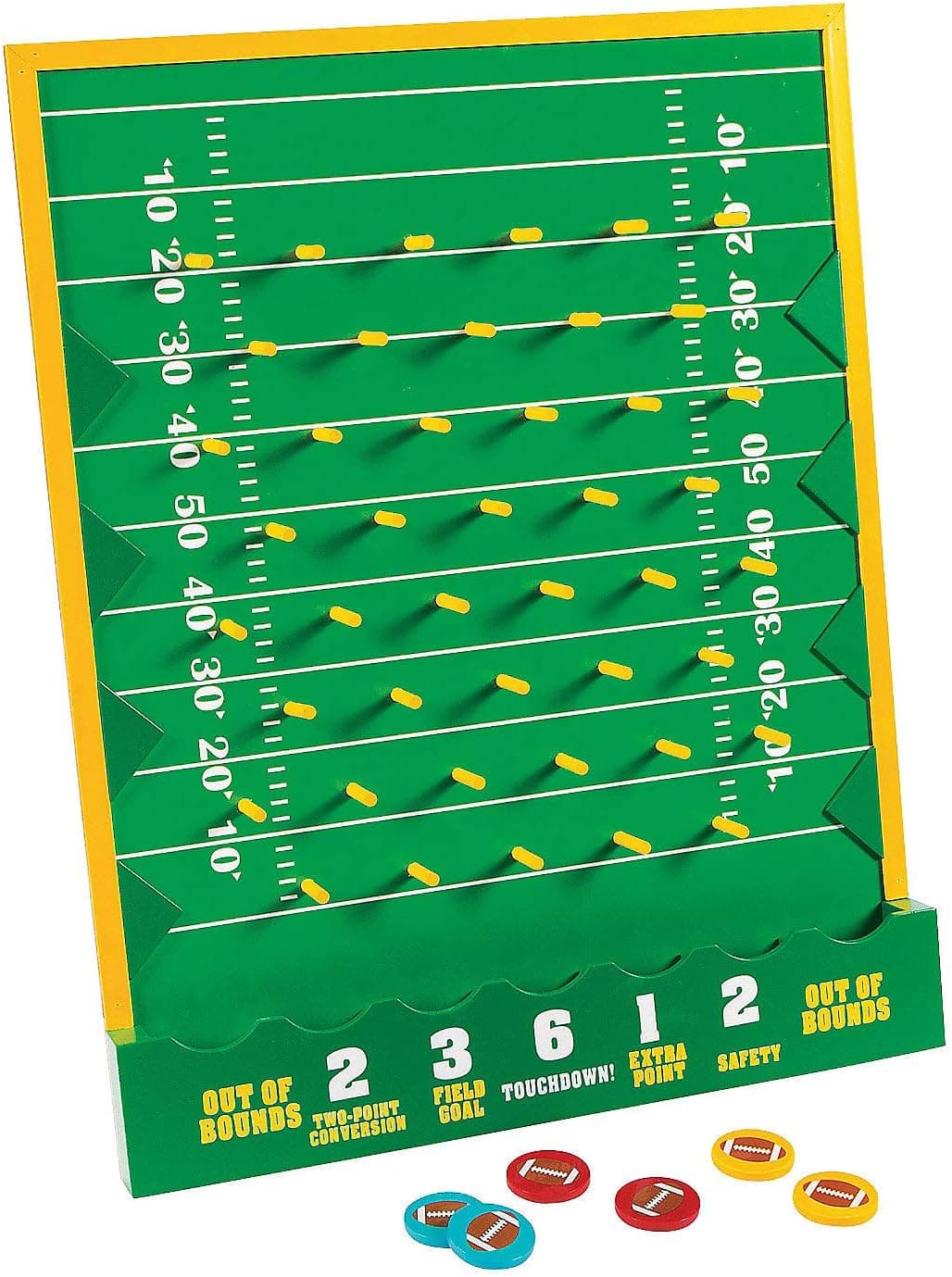 Fun Express Football DISC Drop Game - Toys - 7 Pieces