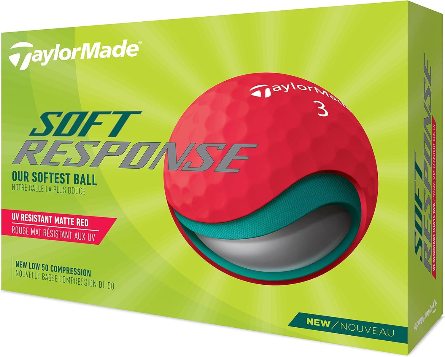 TaylorMade Unisex's Soft Response Golf Ball